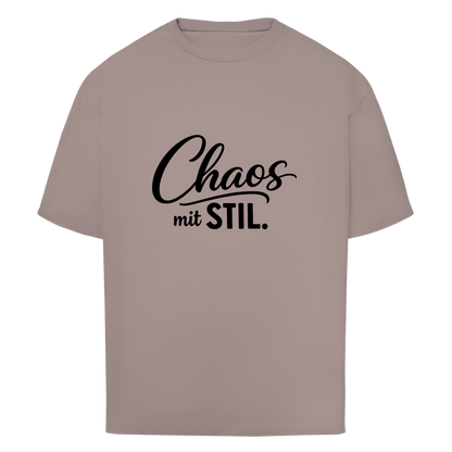 Oversize T-Shirt „Chaos mit STIL“ – Statement Shirt mit Humor