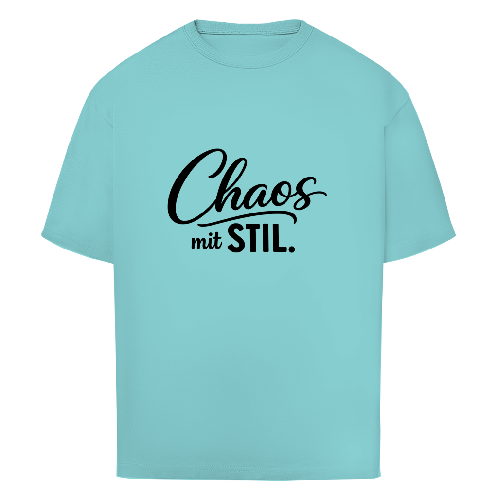 Oversize T-Shirt „Chaos mit STIL“ – Statement Shirt mit Humor