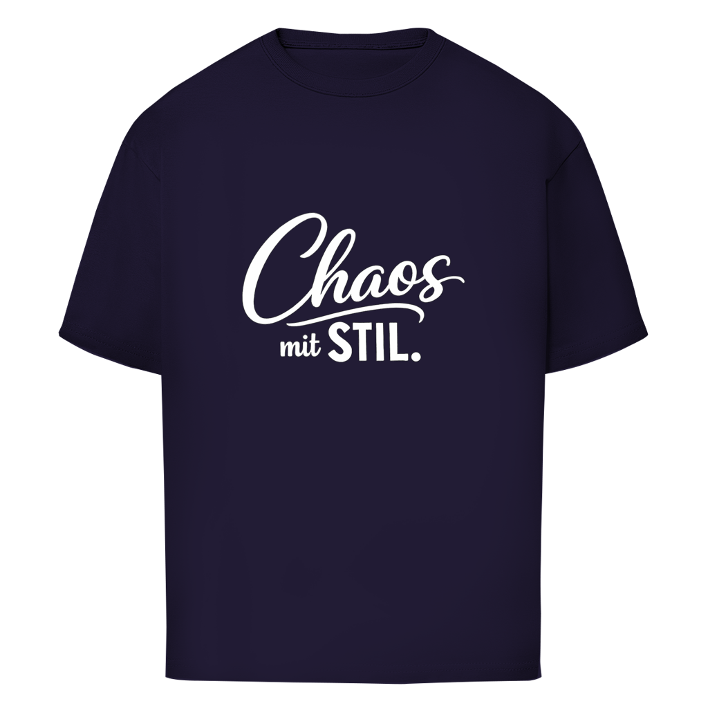 Oversize T-Shirt „Chaos mit STIL“ – Statement Shirt mit Humor