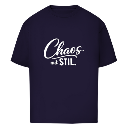 Oversize T-Shirt „Chaos mit STIL“ – Statement Shirt mit Humor