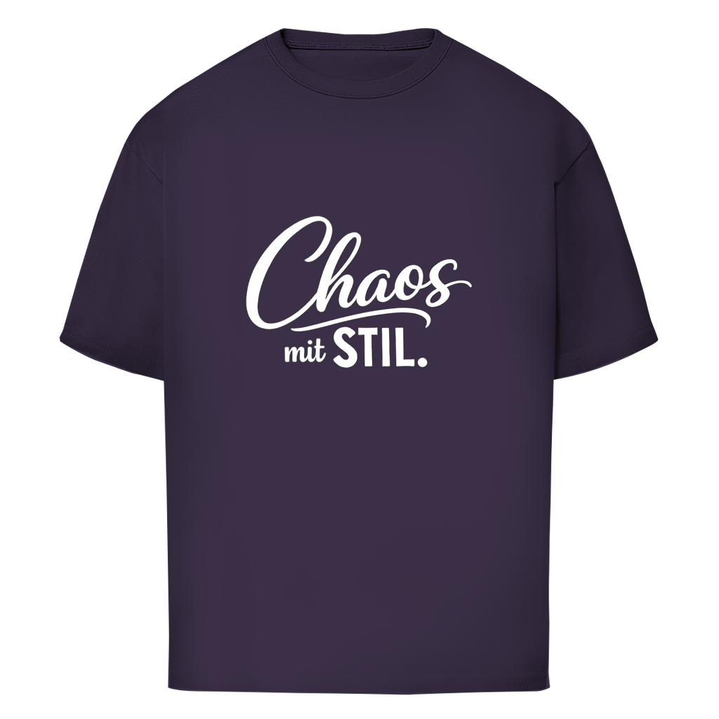 Oversize T-Shirt „Chaos mit STIL“ – Statement Shirt mit Humor