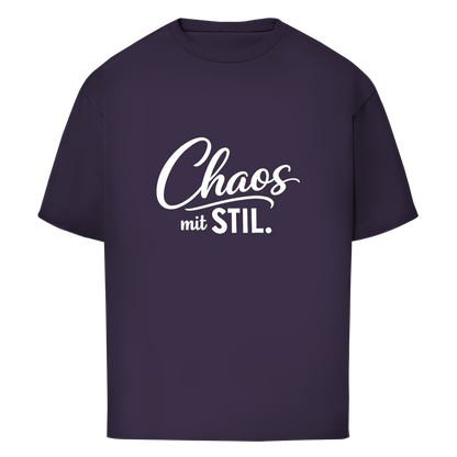 Oversize T-Shirt „Chaos mit STIL“ – Statement Shirt mit Humor
