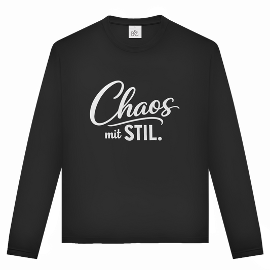 Unisex Langarmshirt „Chaos mit STIL“ – Statement Longsleeve mit Humor
