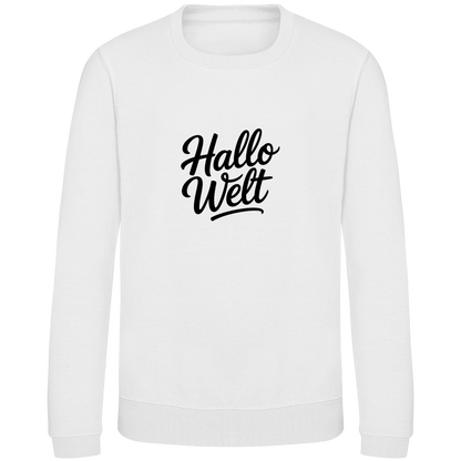 Kinder Sweatshirt „Hallo Welt“ – Premium Kids Pullover | Nachhaltiges Spruch Sweatshirt