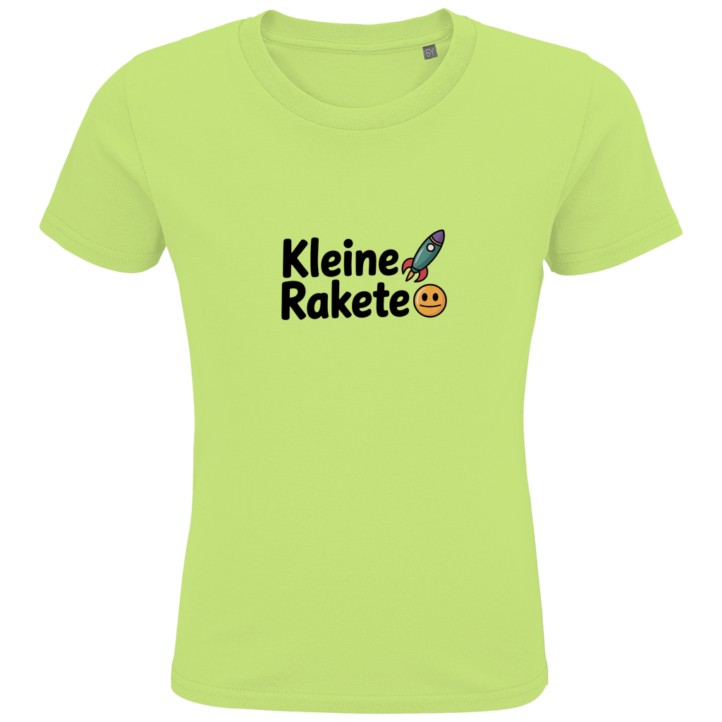 Kinder Bio T-Shirt „Kleine Rakete“ – Premium Kids Shirt aus Bio-Baumwolle | Nachhaltiges Motivshirt