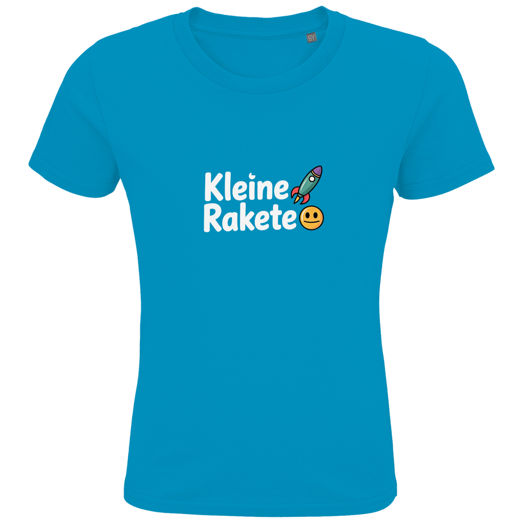 Kinder Bio T-Shirt „Kleine Rakete“ – Premium Kids Shirt aus Bio-Baumwolle | Nachhaltiges Motivshirt