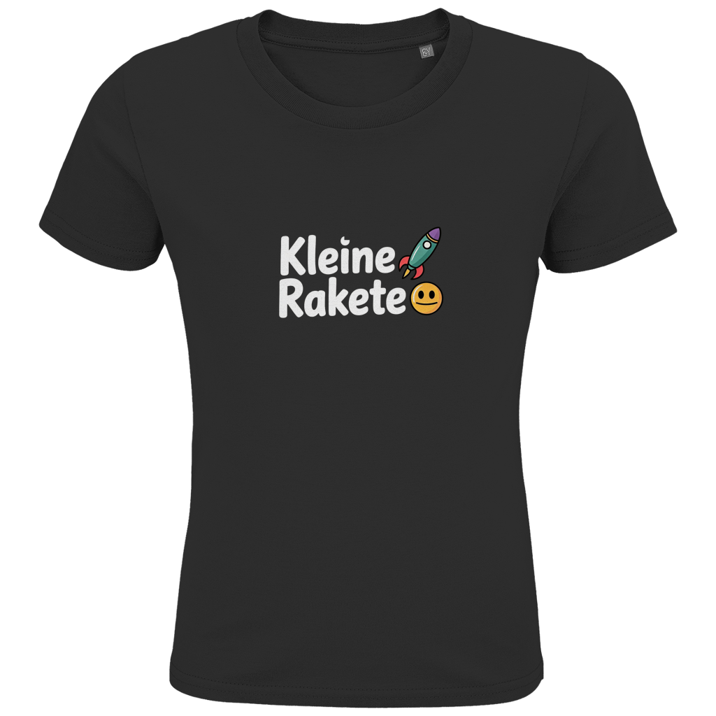 Kinder Bio T-Shirt „Kleine Rakete“ – Premium Kids Shirt aus Bio-Baumwolle | Nachhaltiges Motivshirt