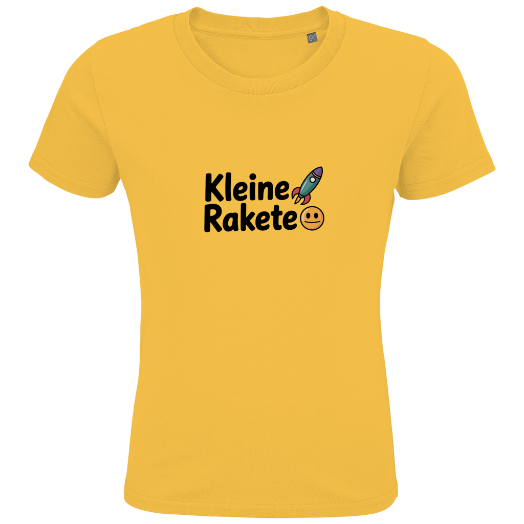 Kinder Bio T-Shirt „Kleine Rakete“ – Premium Kids Shirt aus Bio-Baumwolle | Nachhaltiges Motivshirt