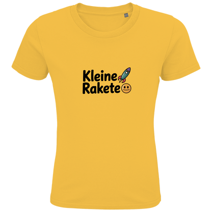 Kinder Bio T-Shirt „Kleine Rakete“ – Premium Kids Shirt aus Bio-Baumwolle | Nachhaltiges Motivshirt