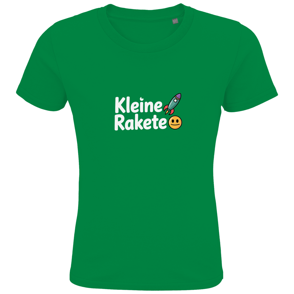 Kinder Bio T-Shirt „Kleine Rakete“ – Premium Kids Shirt aus Bio-Baumwolle | Nachhaltiges Motivshirt