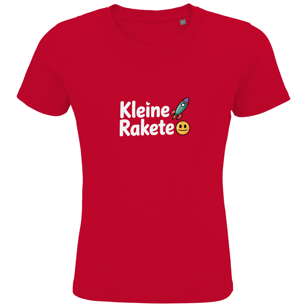 Kinder Bio T-Shirt „Kleine Rakete“ – Premium Kids Shirt aus Bio-Baumwolle | Nachhaltiges Motivshirt