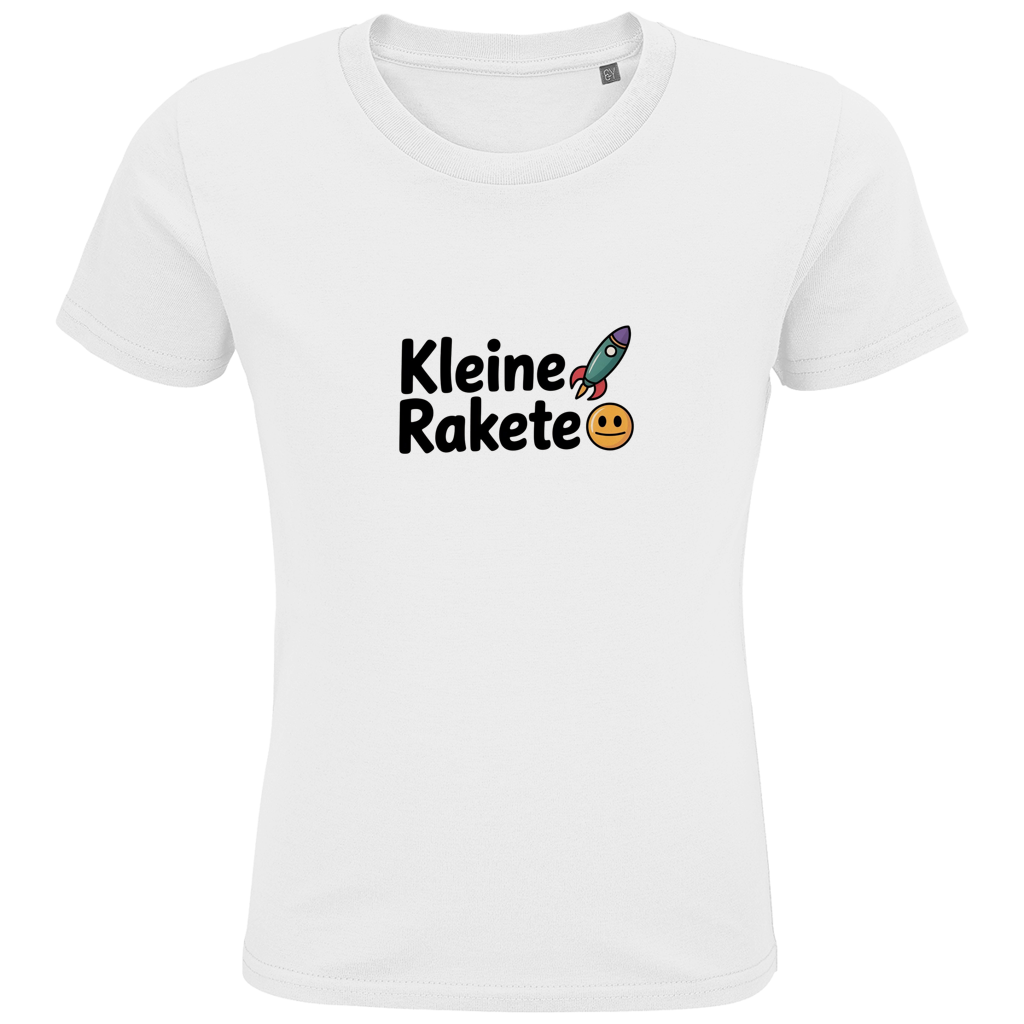 Kinder Bio T-Shirt „Kleine Rakete“ – Premium Kids Shirt aus Bio-Baumwolle | Nachhaltiges Motivshirt
