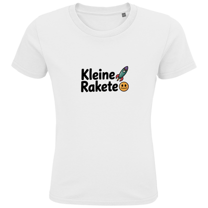 Kinder Bio T-Shirt „Kleine Rakete“ – Premium Kids Shirt aus Bio-Baumwolle | Nachhaltiges Motivshirt