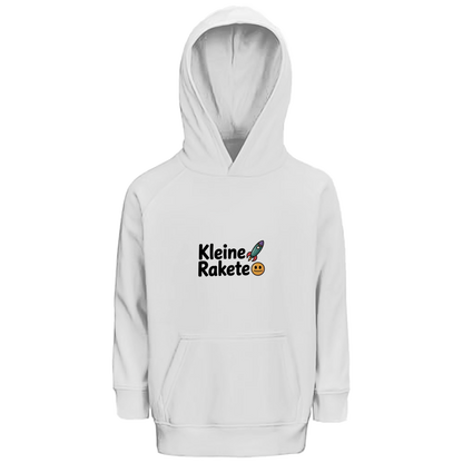 Kinder Bio Hoodie „Kleine Rakete“ – Premium Kids Hoodie aus Bio-Baumwolle | Nachhaltiger Motiv Hoodie
