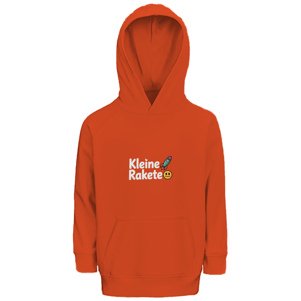 Kinder Bio Hoodie „Kleine Rakete“ – Premium Kids Hoodie aus Bio-Baumwolle | Nachhaltiger Motiv Hoodie