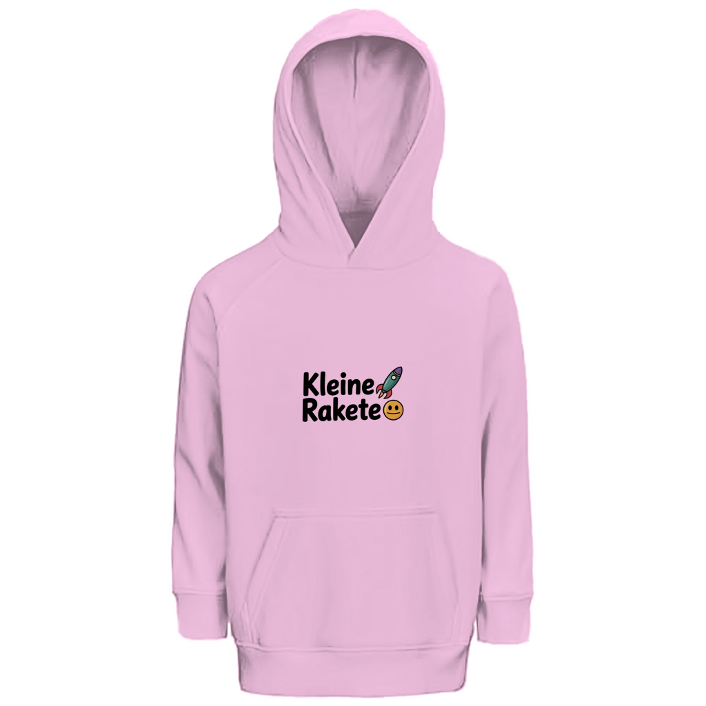 Kinder Bio Hoodie „Kleine Rakete“ – Premium Kids Hoodie aus Bio-Baumwolle | Nachhaltiger Motiv Hoodie
