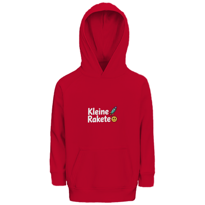Kinder Bio Hoodie „Kleine Rakete“ – Premium Kids Hoodie aus Bio-Baumwolle | Nachhaltiger Motiv Hoodie