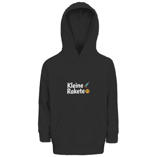 Kinder Bio Hoodie „Kleine Rakete“ – Premium Kids Hoodie aus Bio-Baumwolle | Nachhaltiger Motiv Hoodie