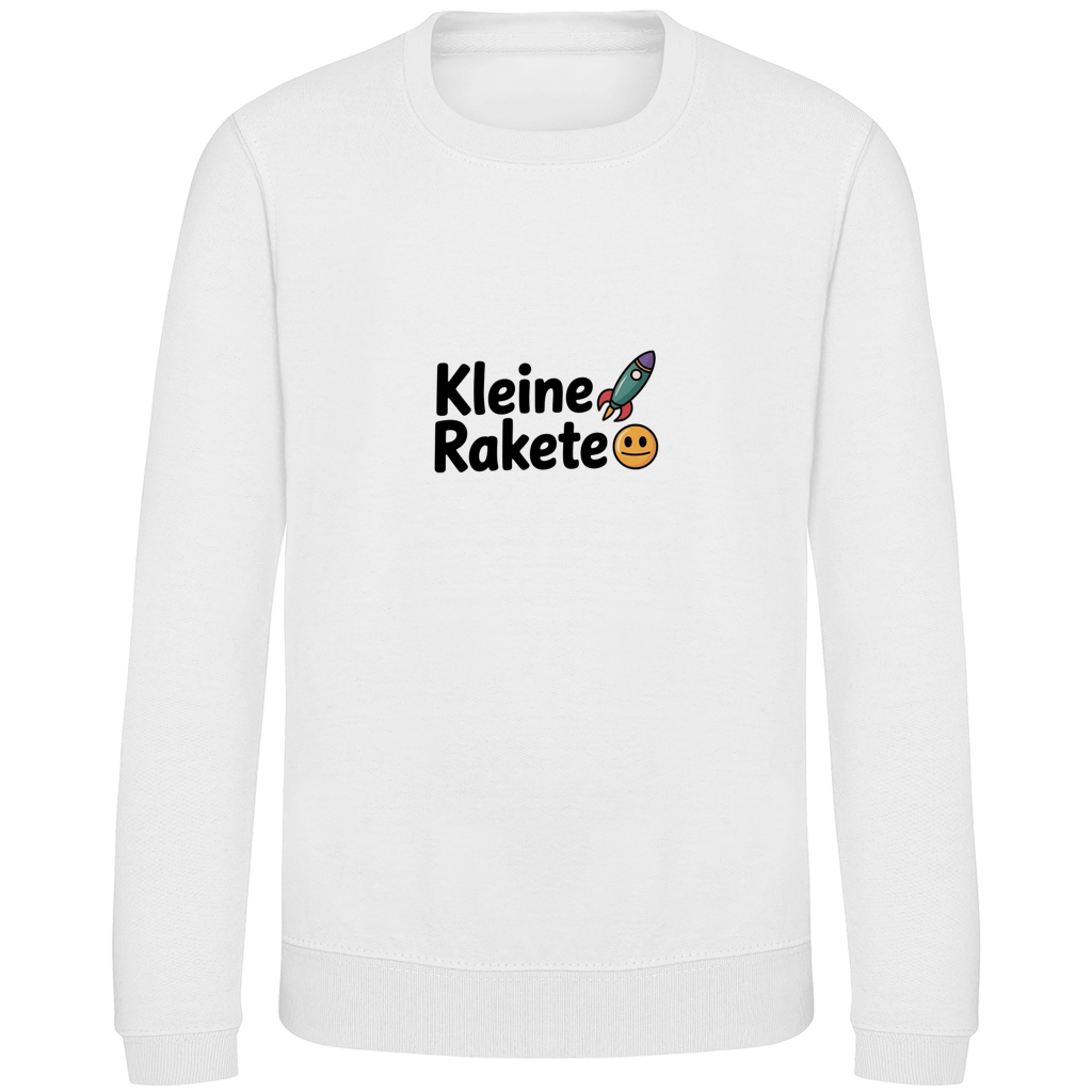 Kinder Sweatshirt „Kleine Rakete“ – Premium Kids Pullover | Nachhaltiges Motiv Sweatshirt