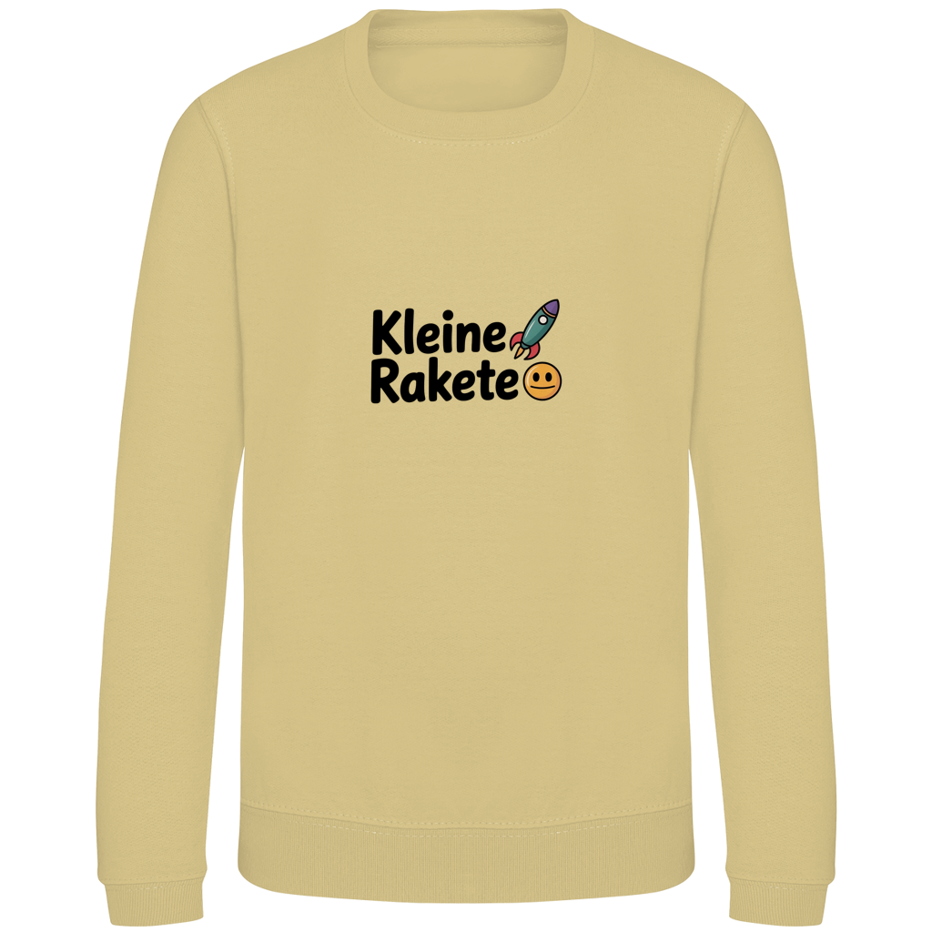 Kinder Sweatshirt „Kleine Rakete“ – Premium Kids Pullover | Nachhaltiges Motiv Sweatshirt