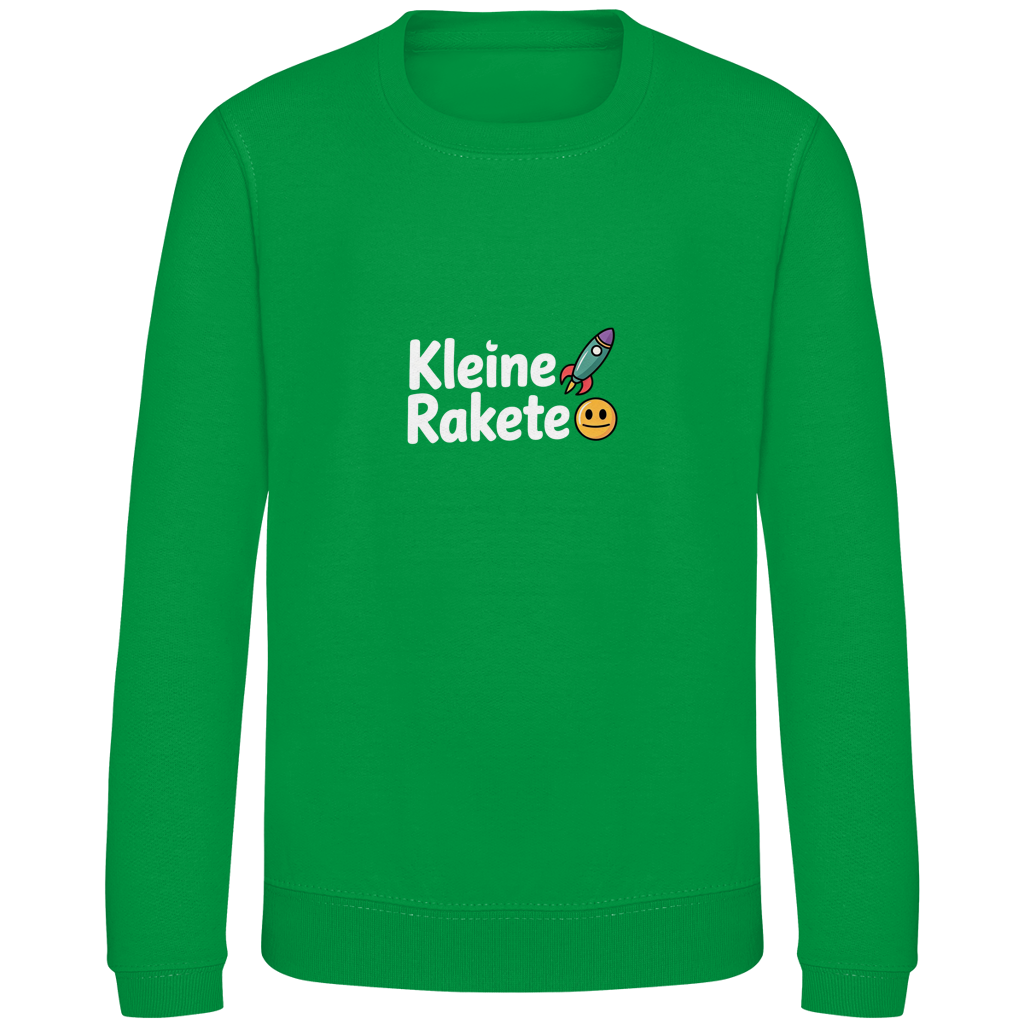 Kinder Sweatshirt „Kleine Rakete“ – Premium Kids Pullover | Nachhaltiges Motiv Sweatshirt