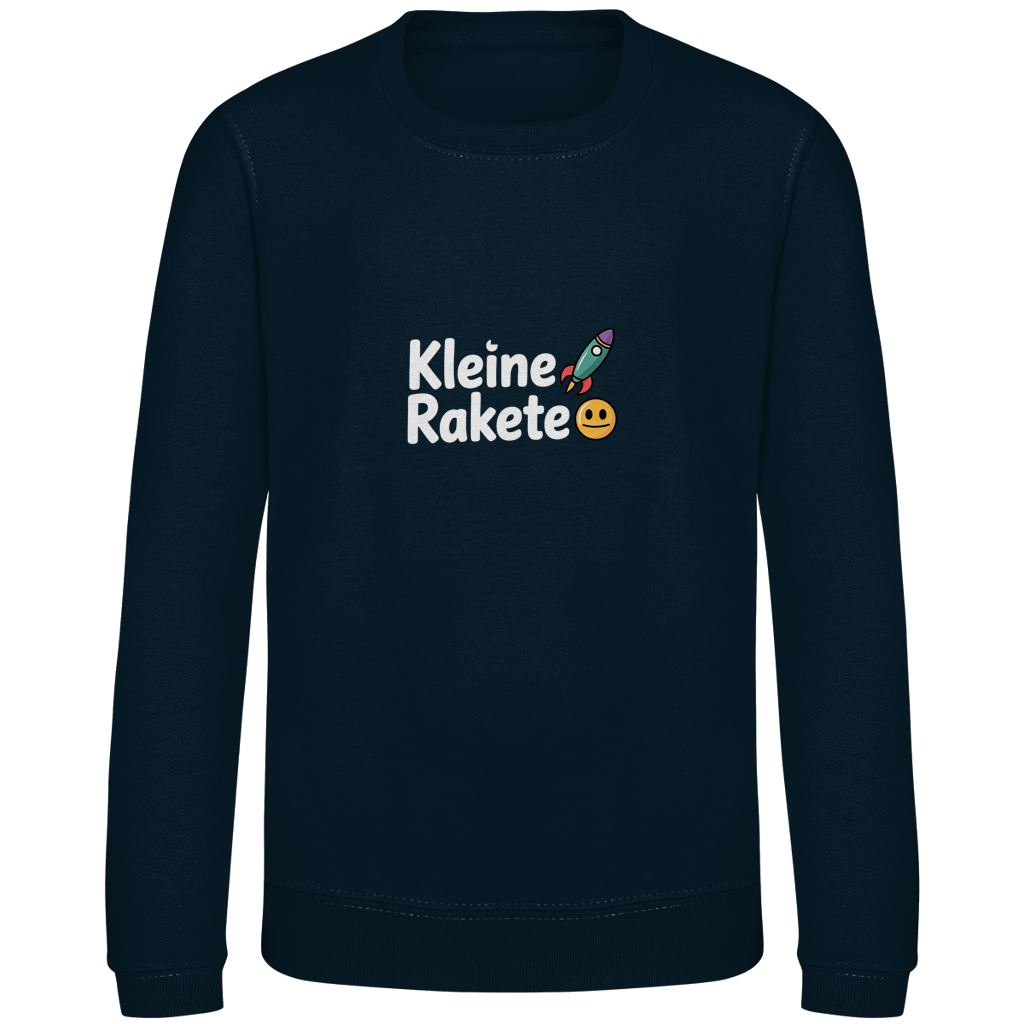 Kinder Sweatshirt „Kleine Rakete“ – Premium Kids Pullover | Nachhaltiges Motiv Sweatshirt