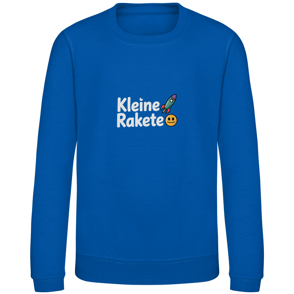 Kinder Sweatshirt „Kleine Rakete“ – Premium Kids Pullover | Nachhaltiges Motiv Sweatshirt