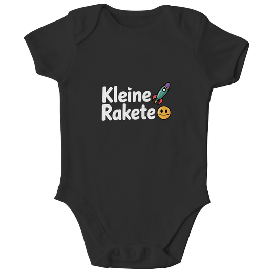 Kinder Bio Body „Kleine Rakete“ – Premium Bodysuit aus Bio-Baumwolle | Nachhaltiger Motiv Body
