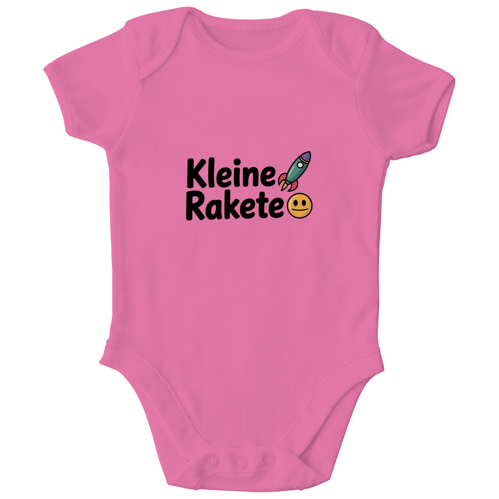 Kinder Bio Body „Kleine Rakete“ – Premium Bodysuit aus Bio-Baumwolle | Nachhaltiger Motiv Body