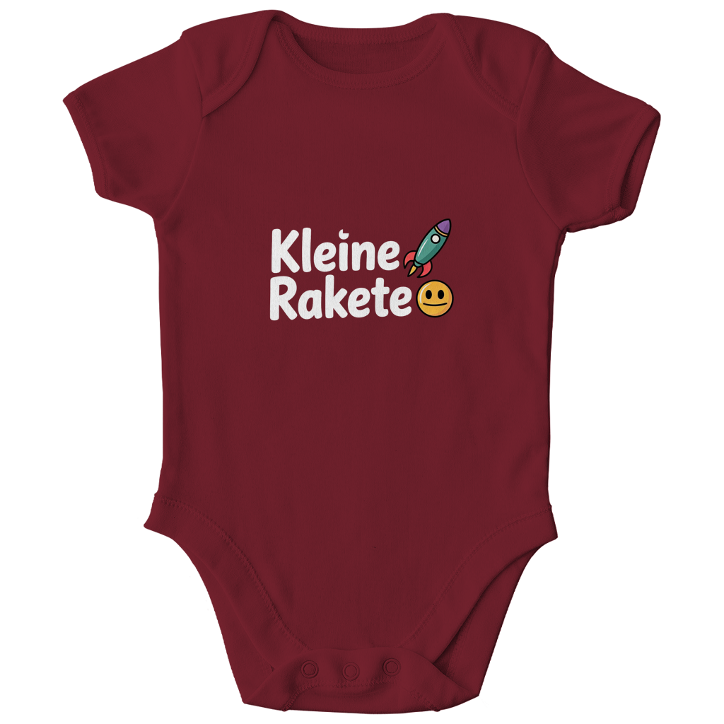 Kinder Bio Body „Kleine Rakete“ – Premium Bodysuit aus Bio-Baumwolle | Nachhaltiger Motiv Body