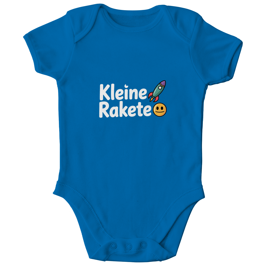 Kinder Bio Body „Kleine Rakete“ – Premium Bodysuit aus Bio-Baumwolle | Nachhaltiger Motiv Body