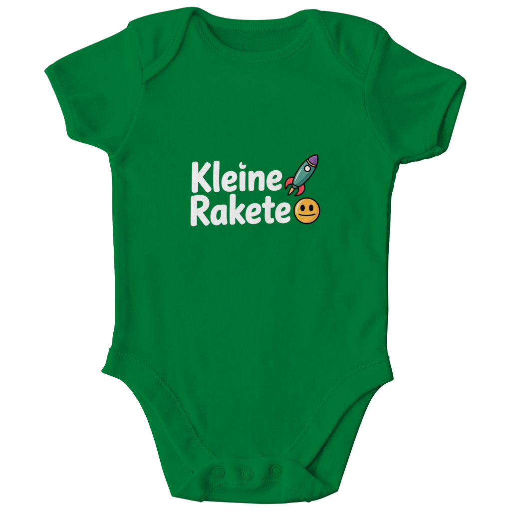 Kinder Bio Body „Kleine Rakete“ – Premium Bodysuit aus Bio-Baumwolle | Nachhaltiger Motiv Body