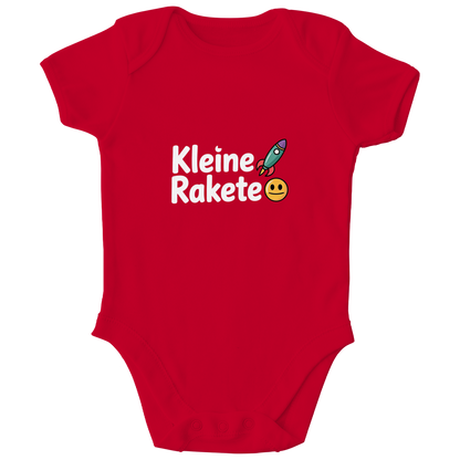 Kinder Bio Body „Kleine Rakete“ – Premium Bodysuit aus Bio-Baumwolle | Nachhaltiger Motiv Body