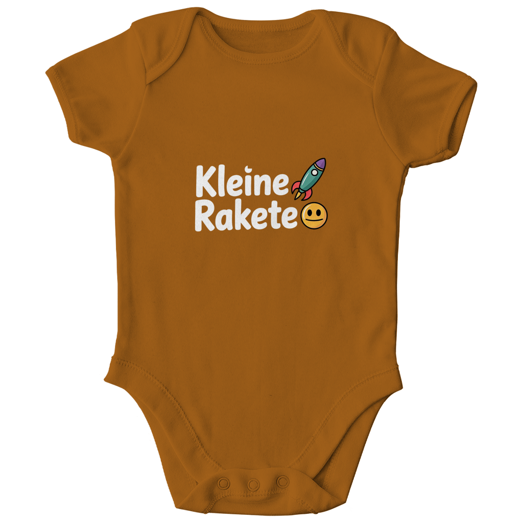 Kinder Bio Body „Kleine Rakete“ – Premium Bodysuit aus Bio-Baumwolle | Nachhaltiger Motiv Body