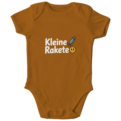 Kinder Bio Body „Kleine Rakete“ – Premium Bodysuit aus Bio-Baumwolle | Nachhaltiger Motiv Body