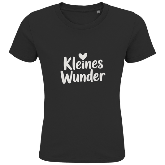 Kinder Bio T-Shirt „Kleines Wunder“ – Premium Kids Shirt aus Bio-Baumwolle | Nachhaltiges Spruchshirt