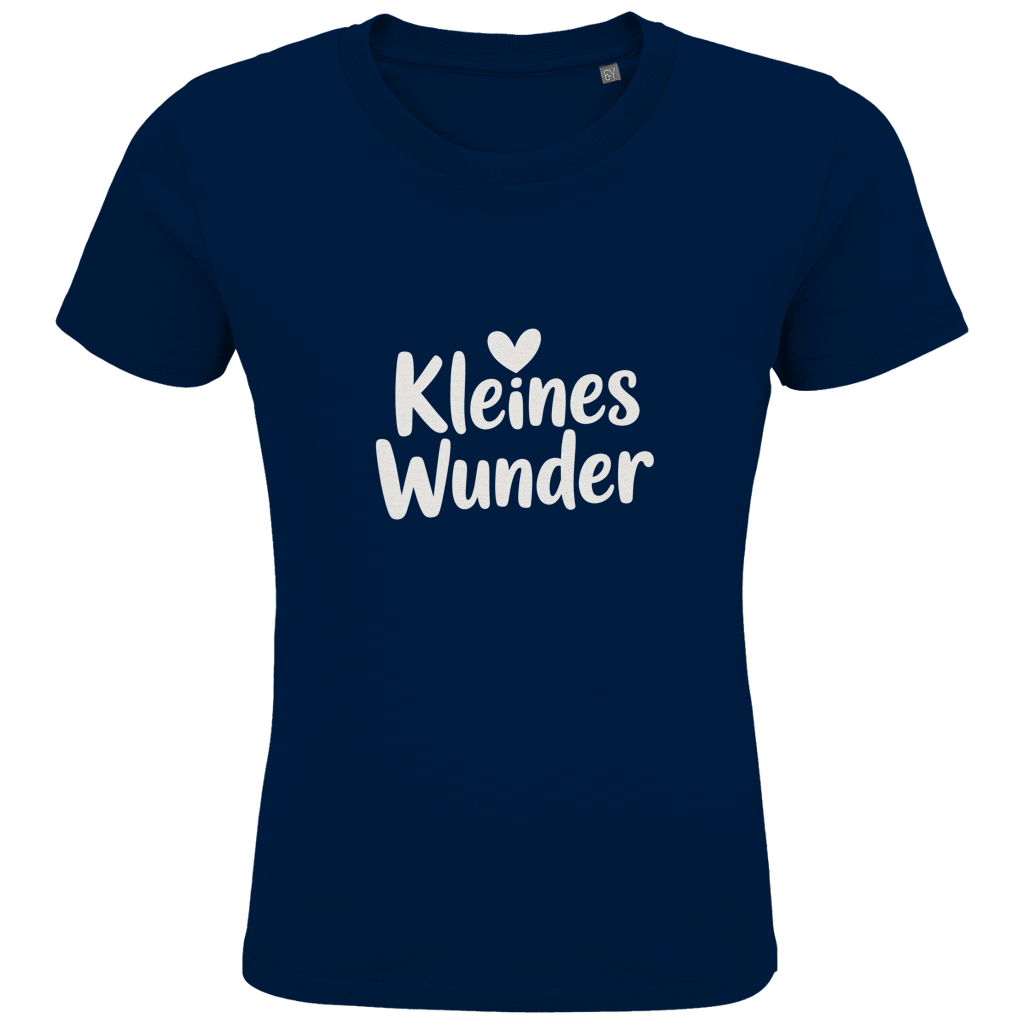 Kinder Bio T-Shirt „Kleines Wunder“ – Premium Kids Shirt aus Bio-Baumwolle | Nachhaltiges Spruchshirt