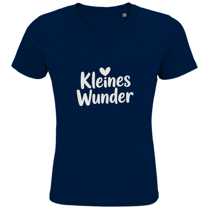 Kinder Bio T-Shirt „Kleines Wunder“ – Premium Kids Shirt aus Bio-Baumwolle | Nachhaltiges Spruchshirt