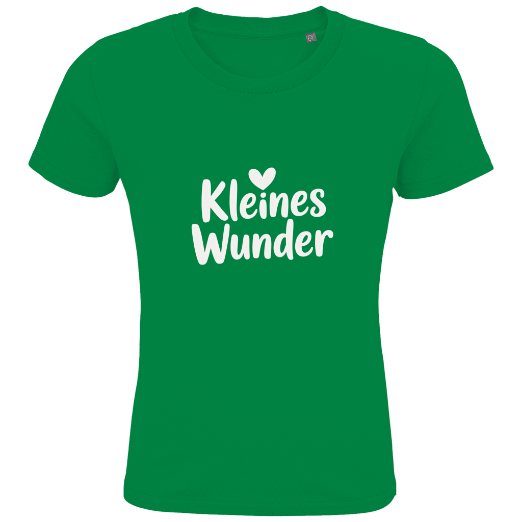 Kinder Bio T-Shirt „Kleines Wunder“ – Premium Kids Shirt aus Bio-Baumwolle | Nachhaltiges Spruchshirt