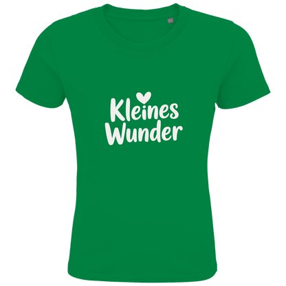 Kinder Bio T-Shirt „Kleines Wunder“ – Premium Kids Shirt aus Bio-Baumwolle | Nachhaltiges Spruchshirt