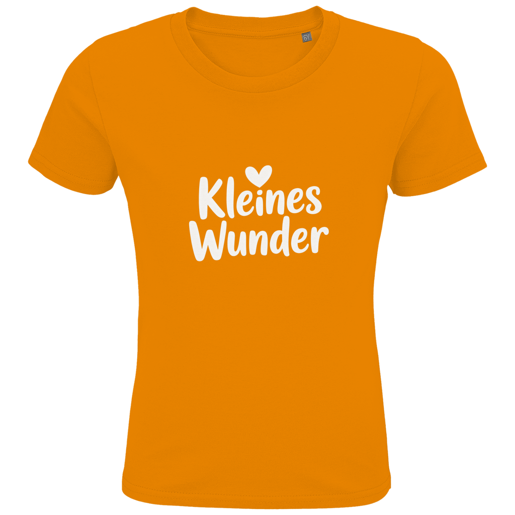 Kinder Bio T-Shirt „Kleines Wunder“ – Premium Kids Shirt aus Bio-Baumwolle | Nachhaltiges Spruchshirt