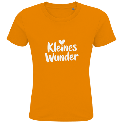 Kinder Bio T-Shirt „Kleines Wunder“ – Premium Kids Shirt aus Bio-Baumwolle | Nachhaltiges Spruchshirt