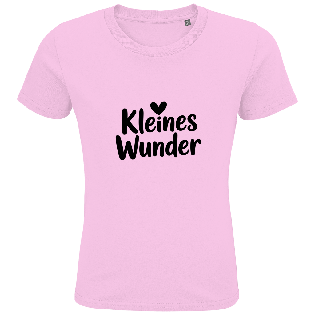 Kinder Bio T-Shirt „Kleines Wunder“ – Premium Kids Shirt aus Bio-Baumwolle | Nachhaltiges Spruchshirt