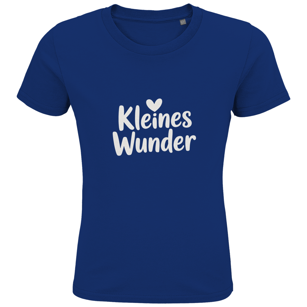 Kinder Bio T-Shirt „Kleines Wunder“ – Premium Kids Shirt aus Bio-Baumwolle | Nachhaltiges Spruchshirt