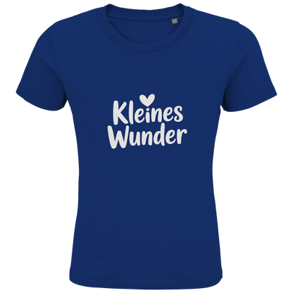 Kinder Bio T-Shirt „Kleines Wunder“ – Premium Kids Shirt aus Bio-Baumwolle | Nachhaltiges Spruchshirt