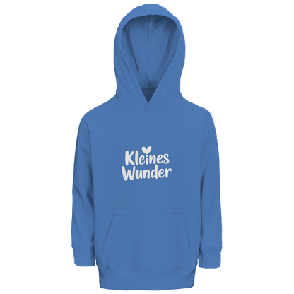 Kinder Bio Hoodie „Kleines Wunder“ – Premium Kids Hoodie aus Bio-Baumwolle | Nachhaltiger Spruch Hoodie