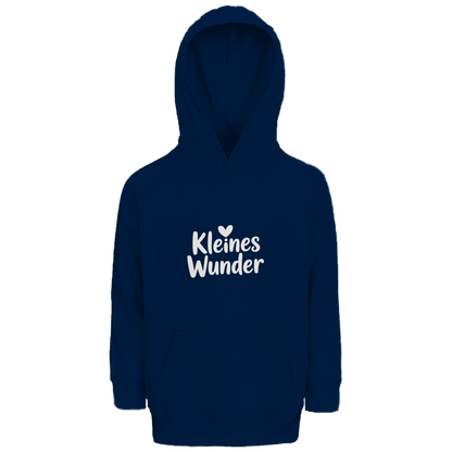 Kinder Bio Hoodie „Kleines Wunder“ – Premium Kids Hoodie aus Bio-Baumwolle | Nachhaltiger Spruch Hoodie