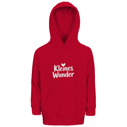 Kinder Bio Hoodie „Kleines Wunder“ – Premium Kids Hoodie aus Bio-Baumwolle | Nachhaltiger Spruch Hoodie
