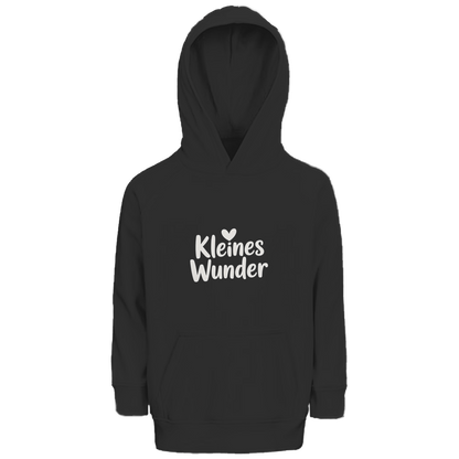 Kinder Bio Hoodie „Kleines Wunder“ – Premium Kids Hoodie aus Bio-Baumwolle | Nachhaltiger Spruch Hoodie