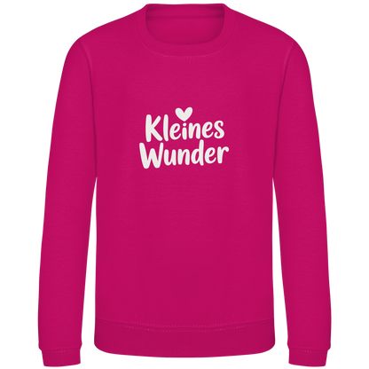 Kinder Sweatshirt „Kleines Wunder“ – Premium Kids Pullover | Nachhaltiges Spruch Sweatshirt